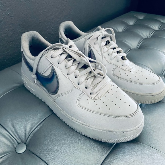 air force 1 oversized swoosh blue